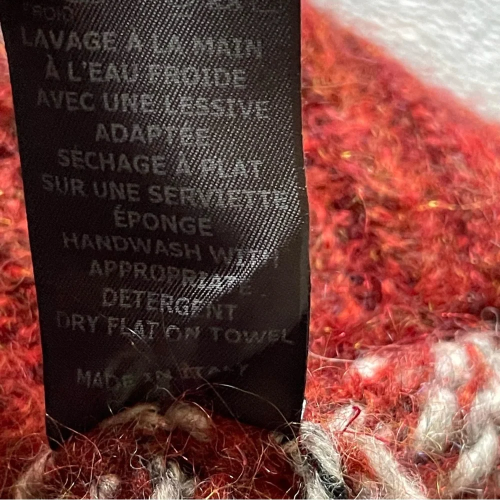 Isabel Marant rust grey mix super kid mohair blend sweater, see measurements - Picture 6 of 13